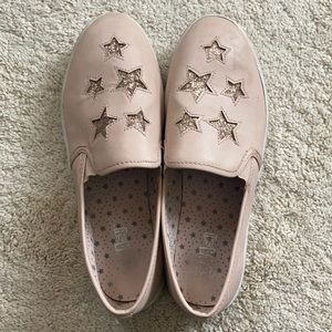 Pink Slip-On Sneakers